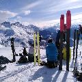 Pause déjeuner bien plaisante au soleil